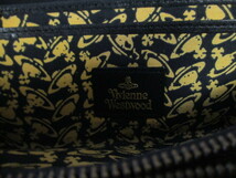 VivienneWestwood ヴィヴィアンウエストウッド 黒がま口レザー長財布（111123_画像6