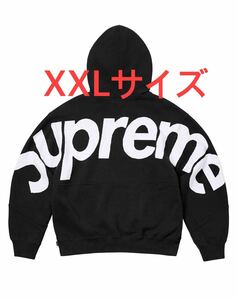 supreme Big Logo Jacquard Hooded Sweatshirt Black XXLサイズ