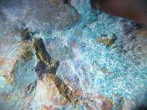 国産鉱物　奈良県　三盛　珪孔雀石　クリソコラ　色々な状態　中型　良標本　定型外発送_画像8