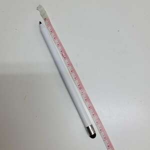 iPhone 便利なスタイラスペン タッチスクリーンペン 抵抗膜／静電容量 IPad Samsung タブレット タッチペン|白