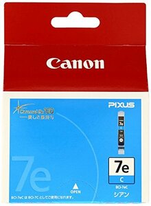 【中古】Canon 純正インクカートリッジ BCI-7e シアン BCI-7EC