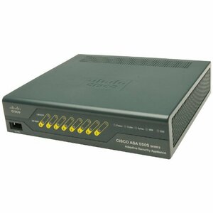 【中古】CISCO 【SmartFound/SMARTnet別途必須】ASA 5505 Sec Plus Appliance with SW. UL Users. ASA5505-SEC-BUN-K9