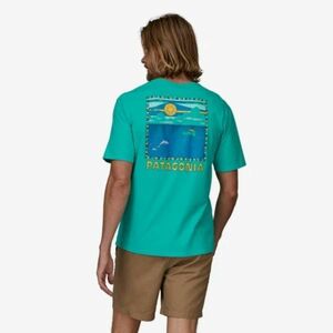 パタゴニア サミット ロード オーガニック Tシャツ 37671 半袖　FRESH TEAL(FRTL)　フレッシュティール　XXLサイズ