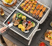 超人気 ドラム缶 BBQコンロ バーベキューコンロ バーベキューグリル BBQグリル キャンプ アウトドア キャンプ用品　小型 蓋付き F1862_画像5