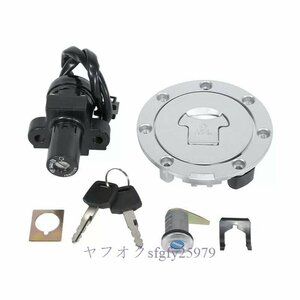 M184* new goods motorcycle fuel cap & ignition switch lock key set Honda VFR400 NC30 RVF400 NC35 CBR250