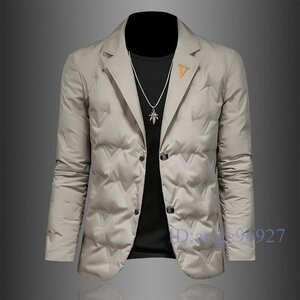 T221 ☆ Новые мужчины вниз по теричке вниз куртка Blazon Dow