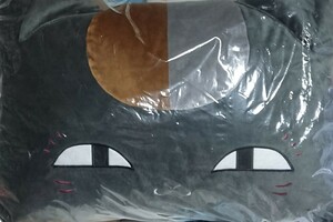 即決 夏目友人帳 黒ニャンコ 枕 43×63 新品タグ付き ニャンコ先生 まくら ピロー クッション 