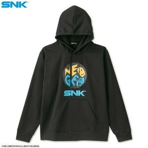 即決 SNK メンズ裏起毛プルオーバーパーカー【M-L】新品タグ付き エス・エヌ・ケイ SNK CORPORATION