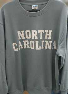 即決 NCAA ノースカロライナ大学 ターヒールズ メンズ裏起毛トレーナー【L】新品タグ付き North Carolina Tar Heels UNC スウェット