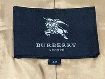 美品 BURBERRY ステンカラーコート 40 カシミヤ ウール キャメル ベージュ ロングコート バーバリー ロンドン 三陽商会 Lサイズ_画像7