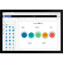 マイクロソフト Microsoft Visio Professional 2019 日本語版 1PC プロダクトキー ダウンロード版 永続版 [代引き不可]※_画像4