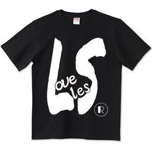 ☆ビックロゴプリントT！Ls (Loveless) LS 筆 LOGO T-SH.COLOR：BLK×WHT.SIZE：XS～3XL ≪即決商品≫☆