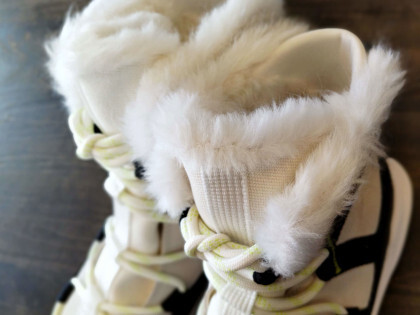 ★ 25.0cm(UK8.0)★ SOREL ソレル アウトアンドアバウト リミックス グレイシー WP NL5050-125 白 防水 防寒 ファー ブーツ 新品 正規品