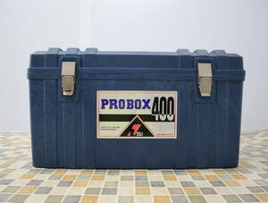 ▽520 250 290mm 頑丈 ｜プロボックス PRO BOX 400｜RISU KOGYO CO.LTD ｜ツールBOX 工具箱 ブルー系色 USED■O2668