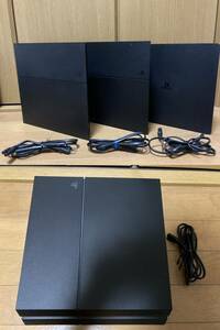 即決! 4台セット PlayStation4 PS4 本体 CUH-2000A CUH-1200A 500GB ブラック　