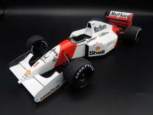 タミヤ1/20マクラーレンホンダMP4/7+スタジオ27トランスキットMP4/7モナコGP　完成品