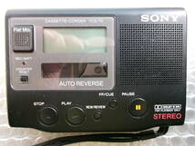 ジャンク扱い　SONY TCS-70 ソニー　カセットコーダーTSC-70　録音マイクあり_画像1