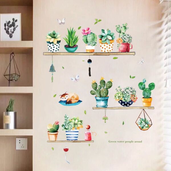 ウォールステッカー 植物