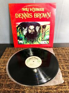 ◎★ 中古★DENNIS BROWN 「Wolf & Leopards」 LP レコード デニス・ブラウン【Dennis Brown　レコード】CL5T