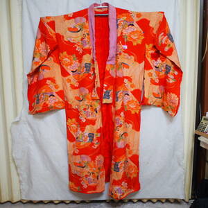 状態良好・当時物 希少品 !! 大正時代から昭和初期時代「女子用・夏物」の和服 　( 管理番号 21 )