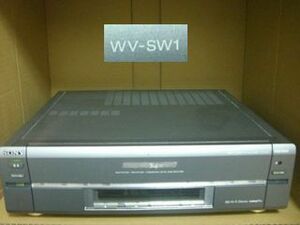 ◎ジャンク▼WV-SW1◎高画質Hi8/S-VHS最高級機◎通電OK◎◎高画質化回路搭載(３次元DNR,WV-ST1,WV-H6,EV-NS9000ランクのフラグシップモデル