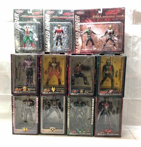 1円～ 仮面ライダー フィギュア 11点まとめ ライダーファイトアクションフィギュア クウガ アギト 龍騎 555 他【現状品】[33-1124-M6]