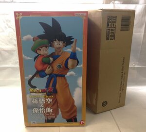 未開封 輸送箱付き バンダイ ギガンティックシリーズ ドラゴンボール 孫悟空＆孫悟飯 スペシャルカラーVer. フィギュア ☆良品☆[322-7M19]