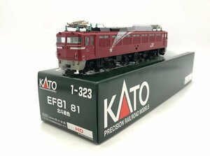 付属品未開封 KATO 1-323 EF81 81 北斗星色 HOゲージ カトー 鉄道模型 ☆良品☆ [37-0926-2N3]