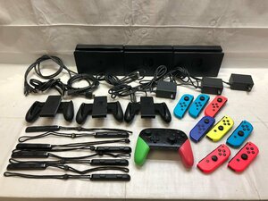 1円～【ジャンク・現状品】Nintendo Switch 周辺機器 まとめ Joy-Con 8点 コントローラー 他 スイッチ 動作不良/不明/難有り等 [28-2T3]