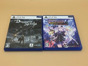 PS5 2本セット Demon’s Souls デモンソウル / 超次元ゲイム ネプテューヌ Game Maker R:Evolution プレステ5 [25-1124-T4] ☆良品☆