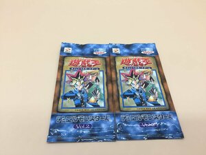 未開封 KONAMI 遊戯王 デュエルモンスターズ vol.2 初期 パック 計2パック【現状品】[39-1128-R2]