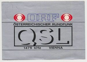 beli card ORF 1970 year BCL