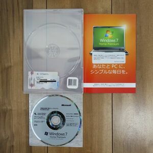 Microsoft Windows 7 Home Premium x64 SP1適用済み プロダクトキーあり