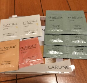 アルビオンALBION フラルネ サンプル 10点 乳液 化粧水 クリーム 5種 FLARUNE ミルク