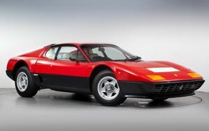  Ferrari 512BB шестерня mf. Lee na красный 1976 год суперкар картина способ обои постер очень большой широкий версия 921×576mm. ... наклейка тип 003W1