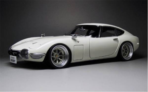 トヨタ 2000GT カスタム TOYOTA 絵画風 壁紙ポスター ワイド版603×376mm(はがせるシール式)001W2, 自動車関連グッズ, 自動車メーカー別, トヨタ