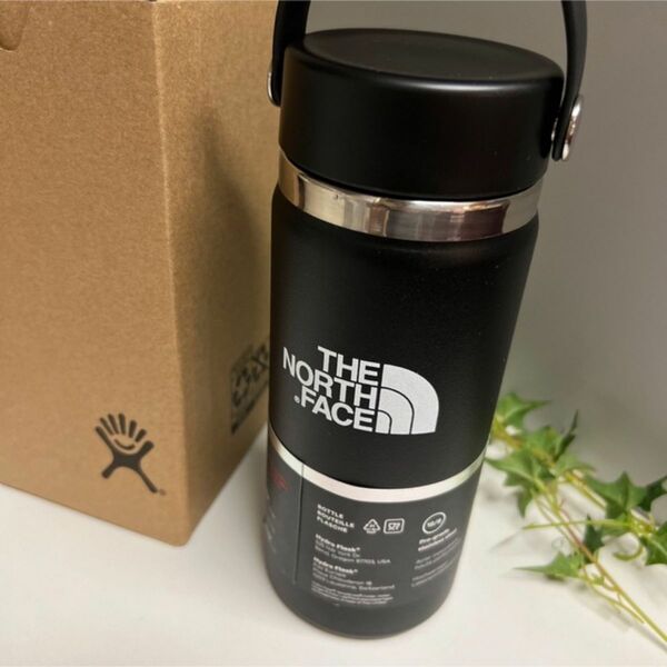 新作　THE NORTH FACE Hydro Flask ブラック ステンレスボトル　