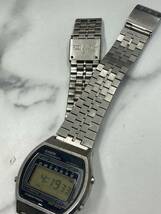 69.稼働品・CASIO カシオ CASIOTRON カシオトロン デジタル メンズ 腕時計 クォーツ 純正ベルト//NA260_画像6