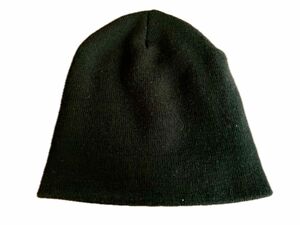 ニット帽 シンプル ブラック