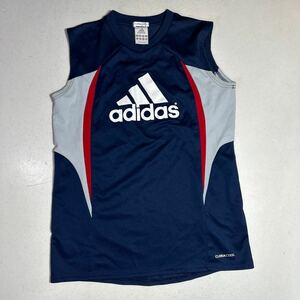  Adidas adidas navy blue navy sport training for tank top sleeveless shirt 160cm