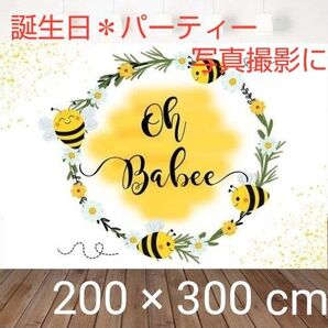 特大 !! ベビー baby 誕生日 バースデー パーティー 背景 バナー 記念写真 写真撮影 小道具