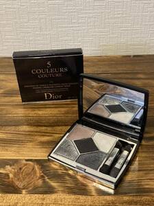 I3K139◆ クリスチャン ディオール Christian Dior サンク クルール クチュール 079 ブラック ボウ アイシャドウ 7g