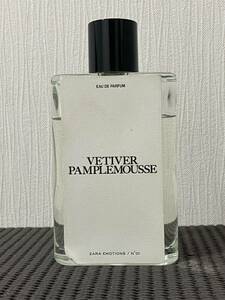 N3K085◆ ザラ ベチバー パンプルムース オードパルファム EDP 香水 90ml