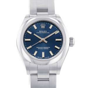 Rolex Oyster Purpetur 276200 Ярко -синий циферблат