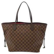 ルイヴィトン トートバッグ ダミエ・エベヌ ネヴァーフルMM ポーチ付き N41358 LOUIS VUITTON ヴィトン バッグ_画像3