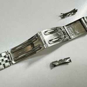 オメガ ステンレスベルト 19mm幅用 型番の刻印なし FF 017 B OMEGA stainless steel bracelet ベルト ブレスレット 181-1の画像9