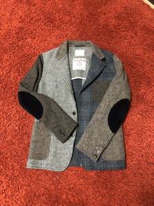 ユナイテッドアローズ　ビューティー＆ユース　ハリスツイード　ジャケット　Mサイズ　BEAUTY ＆YOUTH UNITED ARROWS　HARRIS TWEED