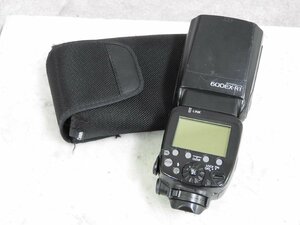 ☆ Canon キャノン スピードライト 600EX-RT フラッシュ ケース付き ②☆中古☆