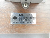 〇【神殿店】MICRO マイクロ MR-411 レコードプレーヤー　〇現状品〇_画像10