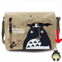 1円 TOTORO 多機能 帆布 ショルダーバッグ メンズバッグ 斜めがけバッグ 大容量 運動 バッグ 帆布 カーキ色 軽量 無地 鞄 カバン 新品_画像1